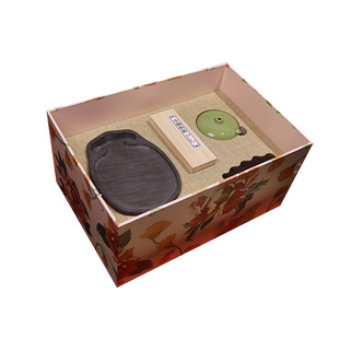 荣宝斋王小卫大师亲制禅意雅集文房四宝礼盒笔墨纸砚全套善琏湖笔书法送礼专用砚台墨条镇纸毛笔套装湖笔