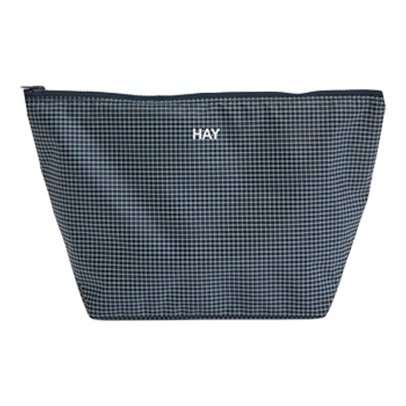 26新品HAY Grid Pouch便携收纳化妆袋 防水尼龙格纹洗漱收纳包