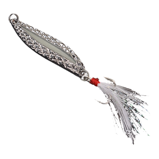 格迪龙亮片路亚饵翘嘴瓜子双圈水蛭套装微物平振单钩铁板远投假饵