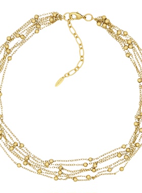 LAZY CIRCLES 星河多层项链 原创小众设计复古锁骨链 默叙