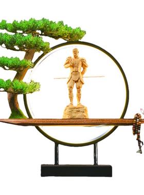 关公关二爷神像客厅装饰品