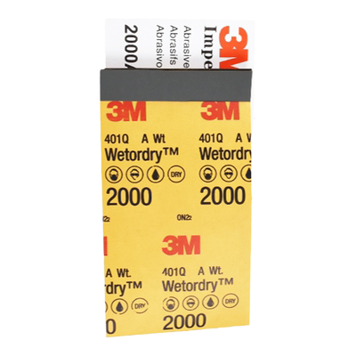 3M401Q砂纸打磨砂纸2000目墙面抛光砂纸汽车漆面水磨车漆研磨砂纸