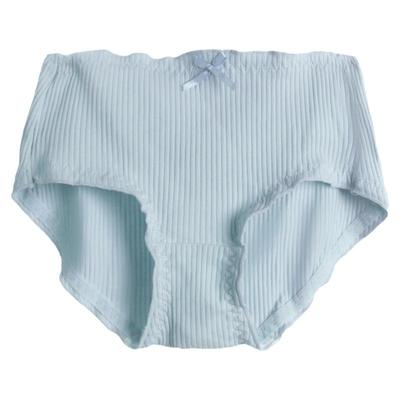 白色纯棉内裤女2025新款春夏抗菌女生全棉裆中腰大码黑色三角裤