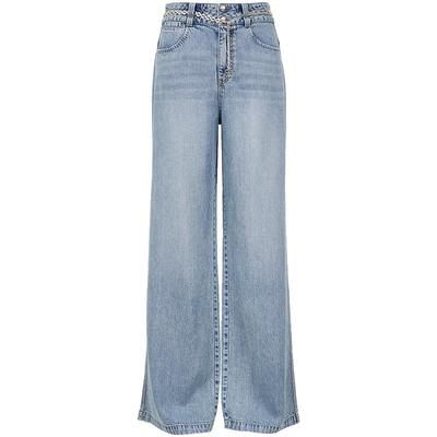 ONLY宽松舒适长裤直筒裤牛仔裤