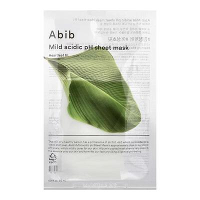 韩国阿彼芙Abib鱼腥草面膜补水保湿弱酸复活草水库敏感肌修护舒缓