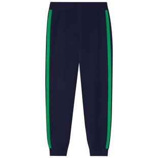 【丝光羊毛】诗篇专选48支绵羊毛学院风条纹收脚针织运动裤2024冬