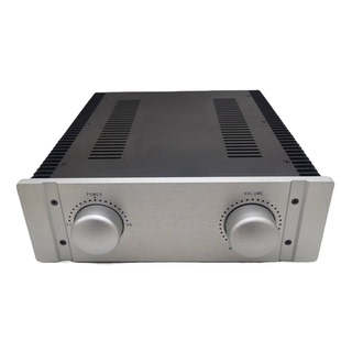 Hifi大功率功放8管高保真200W后级参照玛兰士电路双铝外露散热器