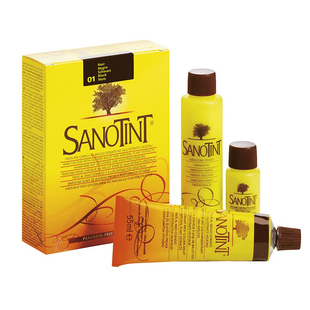 意大利Sanotint染发剂低敏版圣丝婷植物染发膏孕妇可用天然无刺激