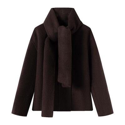 高级感毛呢外套女秋冬