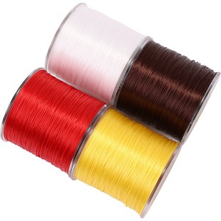 日本进口莱卡手串弹力绳串珠绳扁丝穿珠子的弹力线高端水晶手链绳