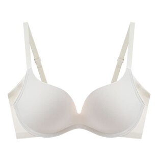 日系内衣女小胸聚拢薄款大胸显小防下垂上托软钢圈光面无痕文胸罩