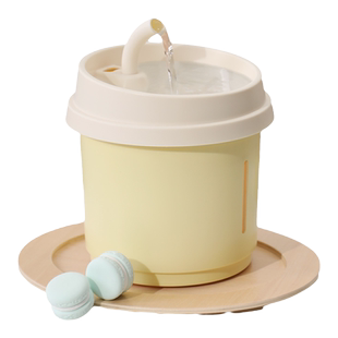 猫咪饮水机 宠物自动饮水器 奶茶杯活水自动循环流动喂狗狗喝水