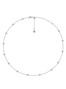 shes简约通勤细项链颈链小球