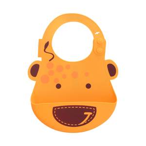 marcus硅胶围嘴婴儿口水巾宝宝吃饭辅食围兜小孩防水柔软儿童饭兜