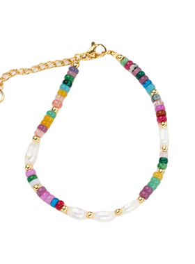 女半宝石天然石复古百搭手链