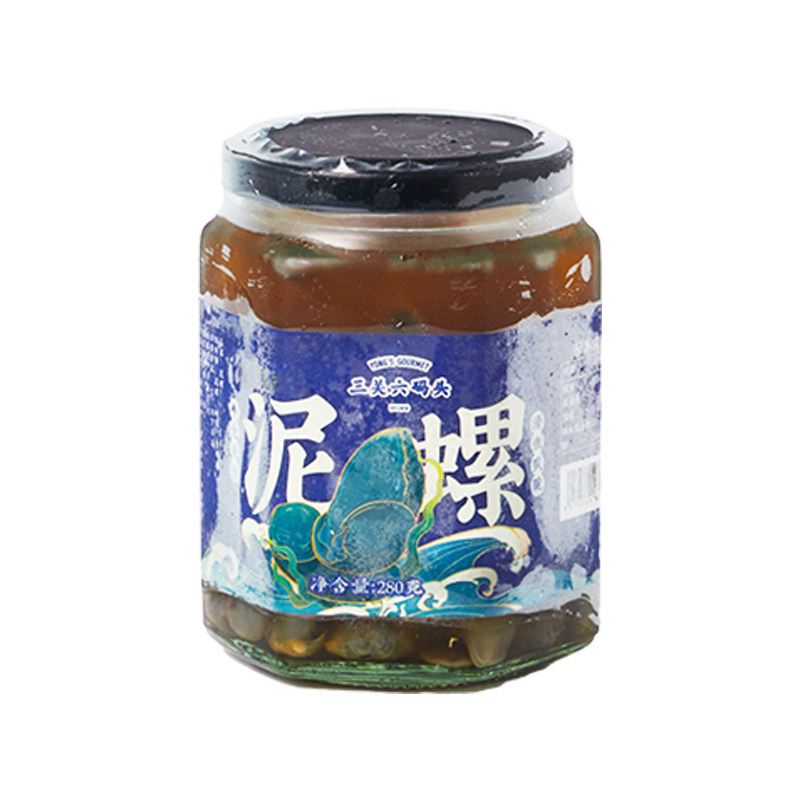 三关六码头醉泥螺黄泥螺宁波舟山特产罐装下酒特大生腌即食个大