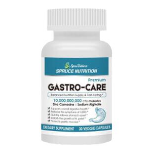 美国SPRUCE云杉食道平酸黄金宝益生菌  食道胃平素胶囊帮助胃健康