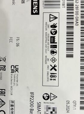【请询价】SIMATIC IFP2200 Basic平板显示器