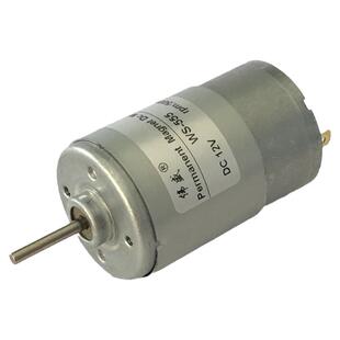 555直流高速电机 微型马达12V/24V可调速正反转高扭矩diy静音电机