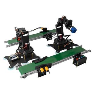 众匠开源六自由度机械臂流水线机器人传输传送带工业场景模拟主题