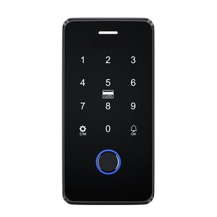 防水指纹门禁系统一体机室外刷卡密码办公室玻璃门磁吸门锁