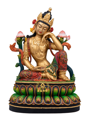 思维观音尼泊尔藏传摆件