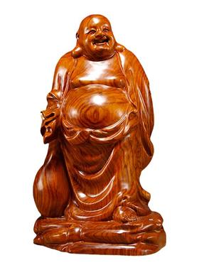 花梨木弥勒笑佛客厅红木