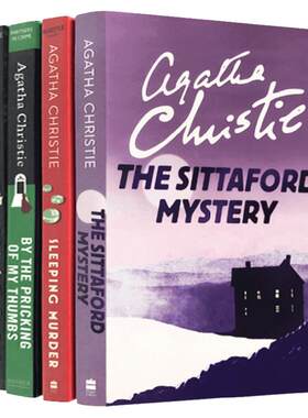 Miss Marple 马普尔小姐探案第二季4册 英文原版 阿加莎系列侦探推理小说 魔手 煦阳岭的疑云 斯塔福特疑案 英语书籍 搭无人生还