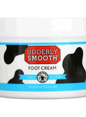 香港直邮Udderly Smooth护足霜乳木果油温和细腻滋润227g正品