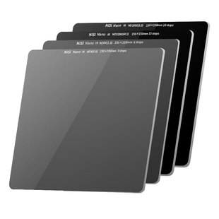 NiSi 耐司ND镜 150mm 方形减光镜 ND64 1000 32000 插片滤镜 中灰密度镜nd滤镜 高清光学玻璃防漏光风光摄影