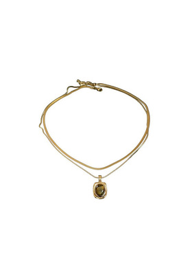 仿金电镀项链时尚气质毛衣链项饰