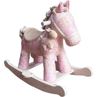 英国littlebirdtoldme小木马宝宝实木摇摇马周岁生日儿童节礼物1+