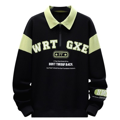 不起球不褪色纯棉卫衣长袖