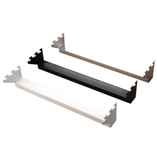 服装店货架组装正挂横杆黑白色超市商品展示架挂钩挂杆小饰品架子