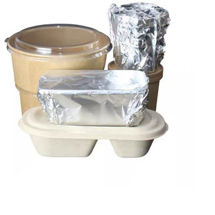 餐饮外卖餐盒保温锡纸咖啡杯打包盒烧烤炸鸡鲍汁捞饭砂锅保温锡纸