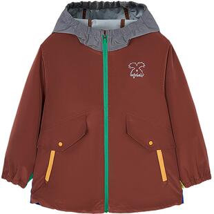 woobaby童装摇粒绒外套男女童25秋冬新品休闲风童装保暖