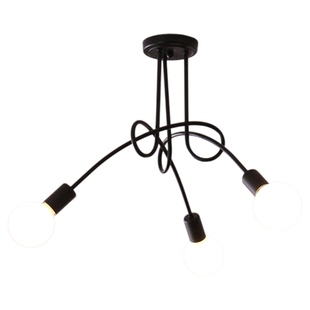 卧室吊灯轻奢简约创意款可换灯泡美式法式风格民宿出租房主卧房间