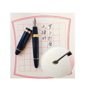 罗卜手工打磨金豪159大班钢笔旋帽杆特粗重练字临摹书法文艺礼品
