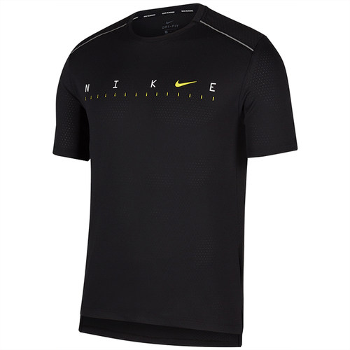 Nike/耐克官方正品男子吸湿排汗透气反光跑步运动短袖T恤 CJ6484