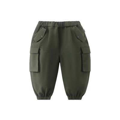 齐齐熊宝宝秋冬口袋休闲裤