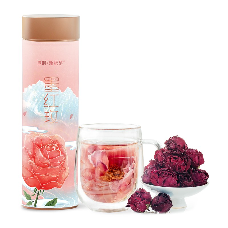 淳时云南玫瑰花茶冻干无硫重瓣