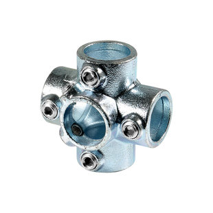 1寸镀锌钢管接头护栏货架镀锌圆管32连接件铁管连接件紧固件弯头