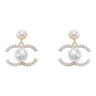法式珍珠款蚊香盘耳夹女无耳洞气质大气耳环优雅千金风耳饰高级感