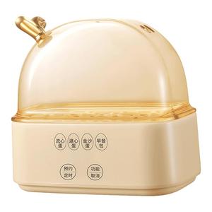 迷你煮蛋蒸蛋器自动断电家用小型煮鸡蛋神器温泉蛋宿舍一人早餐机