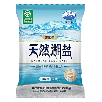 昆仑天然湖盐无碘盐*5包