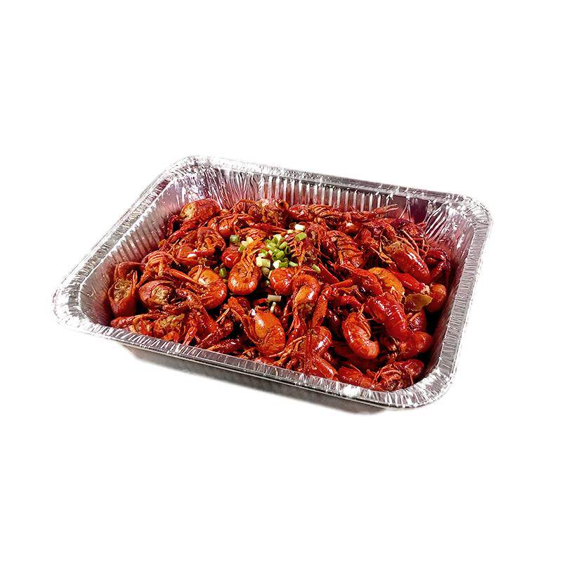 大号铝箔餐盒烤鱼海鲜外卖锡纸盒套装一次性打包饭盒长方形可加热