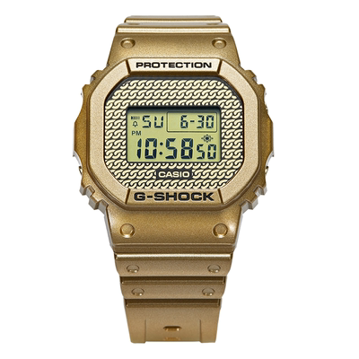 卡西欧小方块多功能电子表小金表