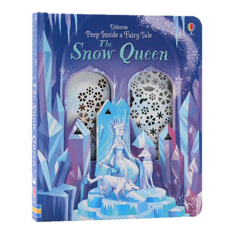 Usborne 偷偷看里面童话故事系列 冰雪女王 Peep Inside a Fairy Tale The Snow Queen 英文原版绘本洞洞翻翻书睡前读物精装