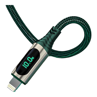 智能数显数据线适用苹果20W充电线xs/xr/11/12/13带显示5A快充器7/8/8p/11Pro/12promax手机线平板iPad通用