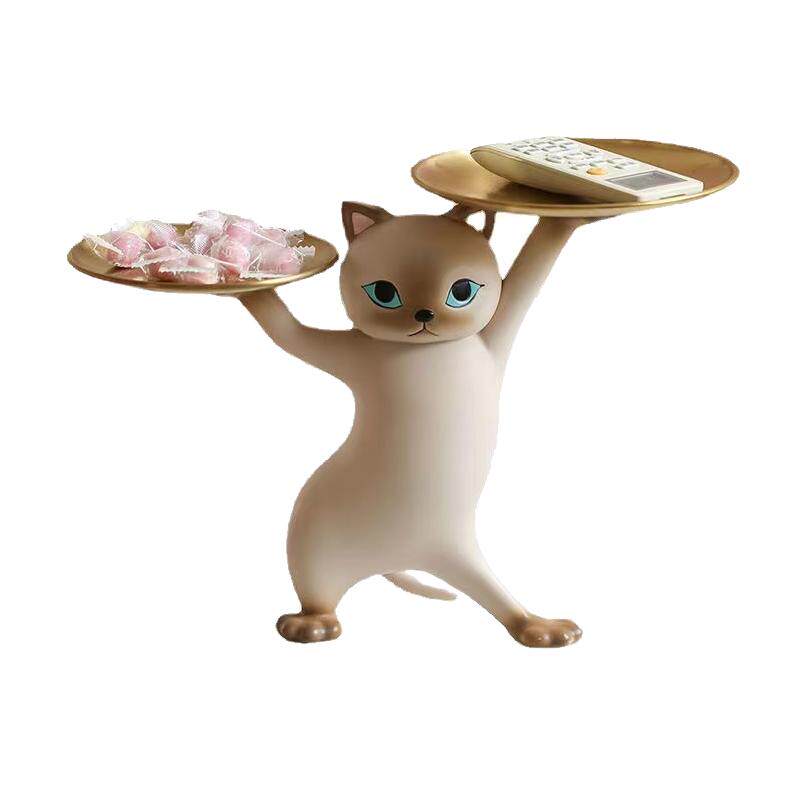 YIKS治愈系妖娆猫客厅装饰摆件